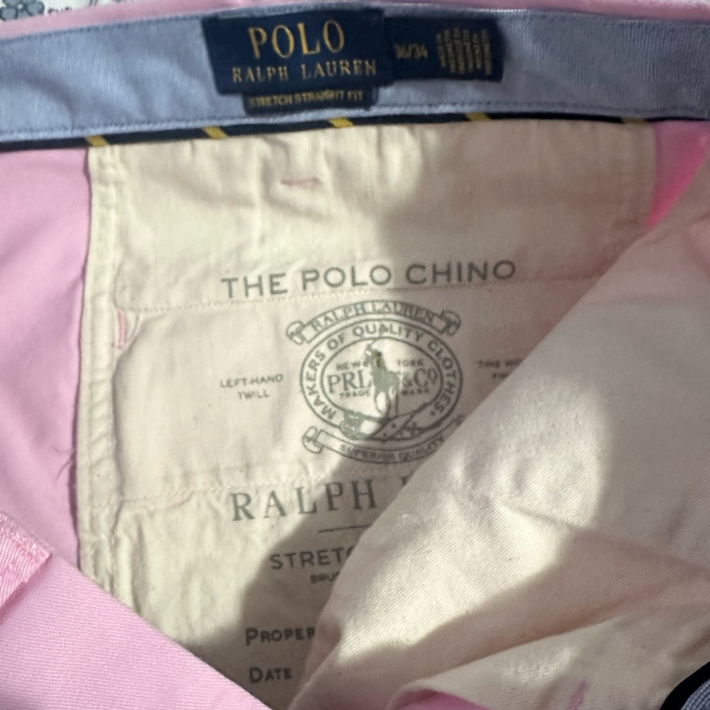 Polo Ralph Lauren Men's Straight-Fit Washed Stretch Chino Pants - Picture 6 of 7